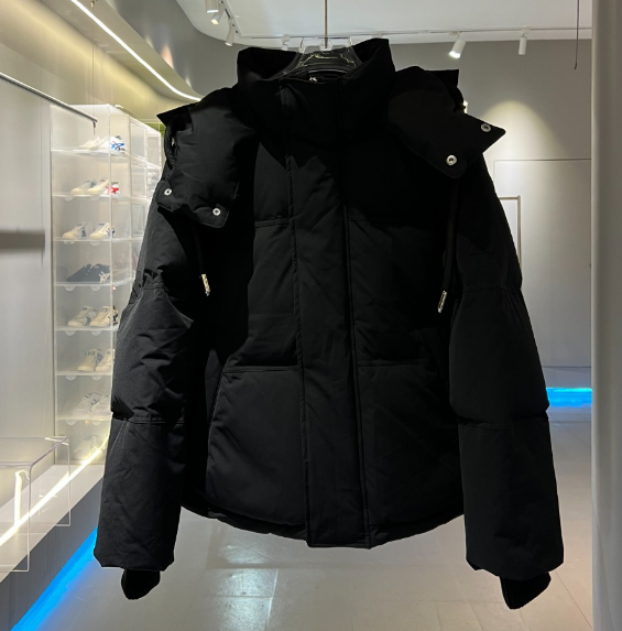 Ami Puffer Down Jacket Black