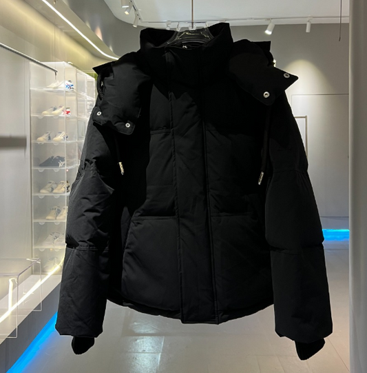 Ami Puffer Down Jacket Black