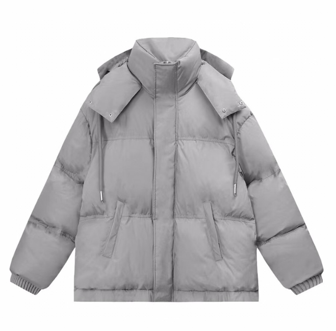 Ami Puffer Down Jacket Grey
