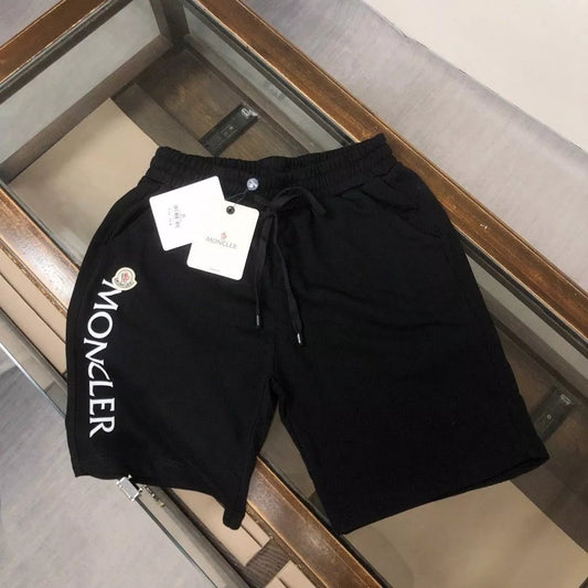 Moncler writing Shorts Black