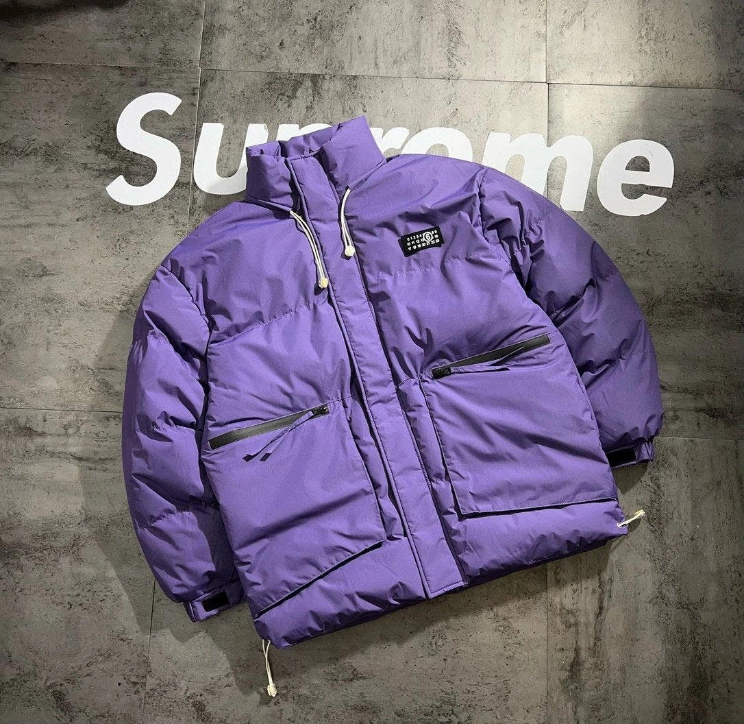 Maison Margiela Supreme Puffer Jacket Purple