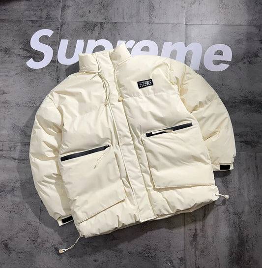 Maison Margiela Supreme Puffer Jacket White