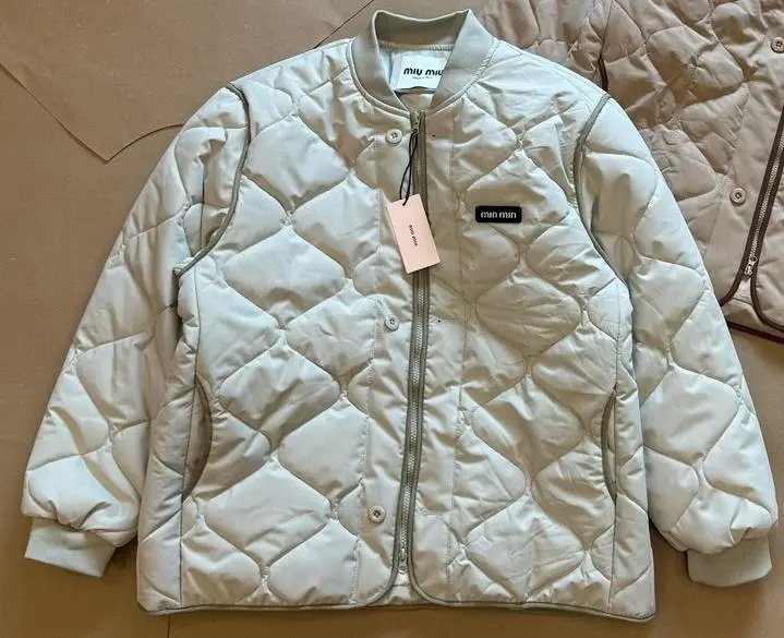 Miu Miu Puffer Down Jacket White
