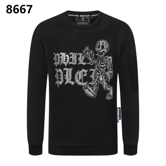 Philipp Plein Skeleton Pearl Sweater Black