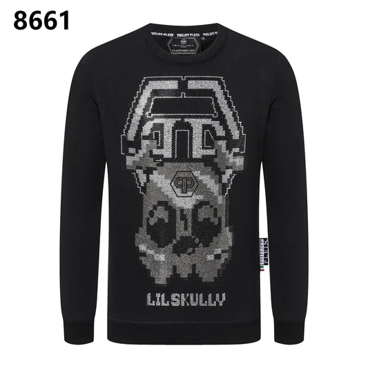 Philipp Plein Skull Pearl Sweater Black