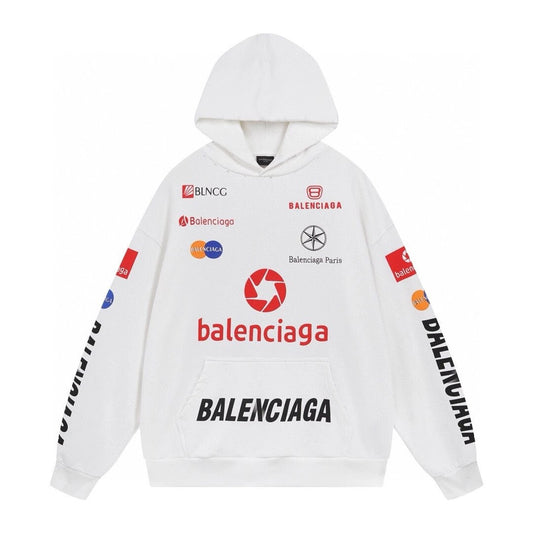 Balenciaga Multi Icon Hoodie White