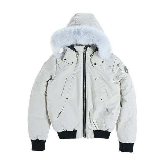 Moose Knuckles Bomber Jacket (Highest Batch) White
