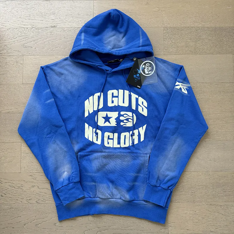 Hellstar No Guts no Glory Hoodie Blue