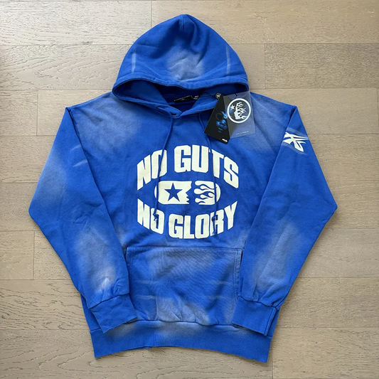 Hellstar No Guts no Glory Hoodie Blue