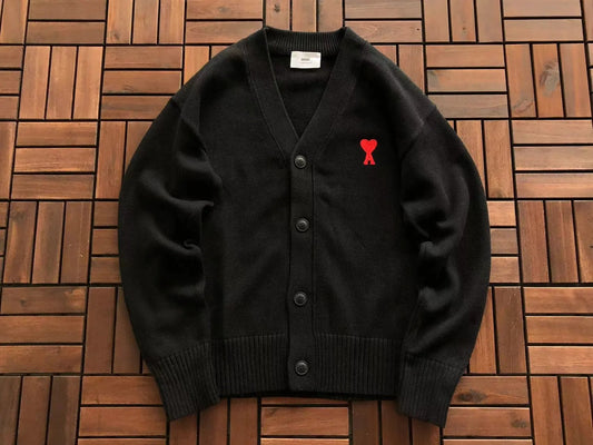 Ami Paris Button Up Black (small Icon)