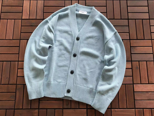 Ami Paris Button Up Baby Blue