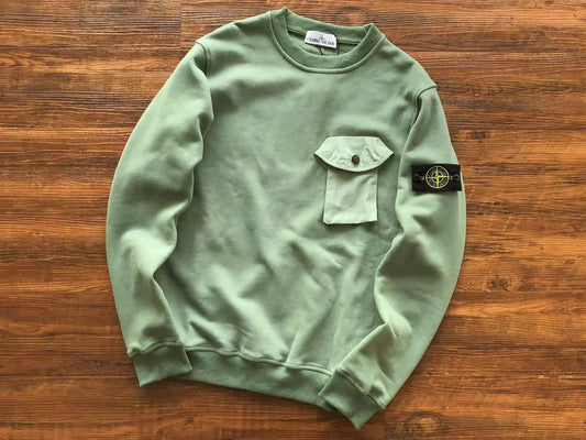 Stone Island Chestpocket Sweater Green