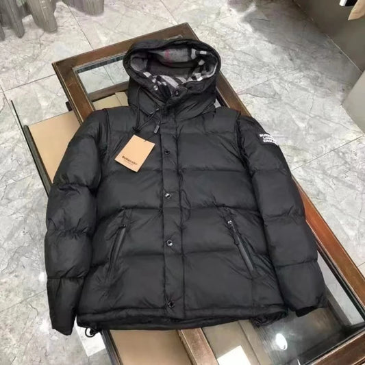 Burberry Puffer Down Jacket Black