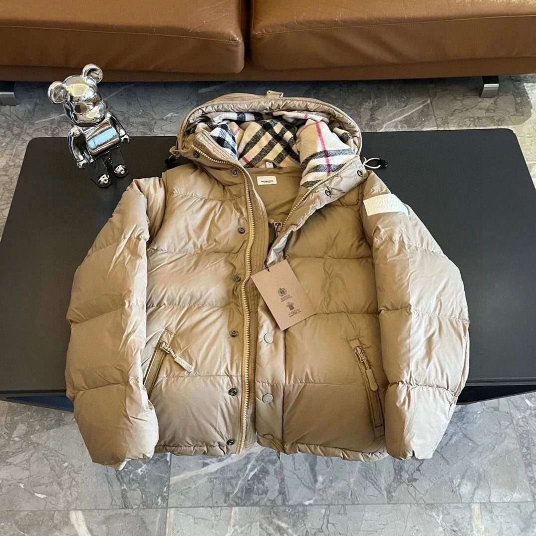 Burberry Puffer Down Jacket Brown