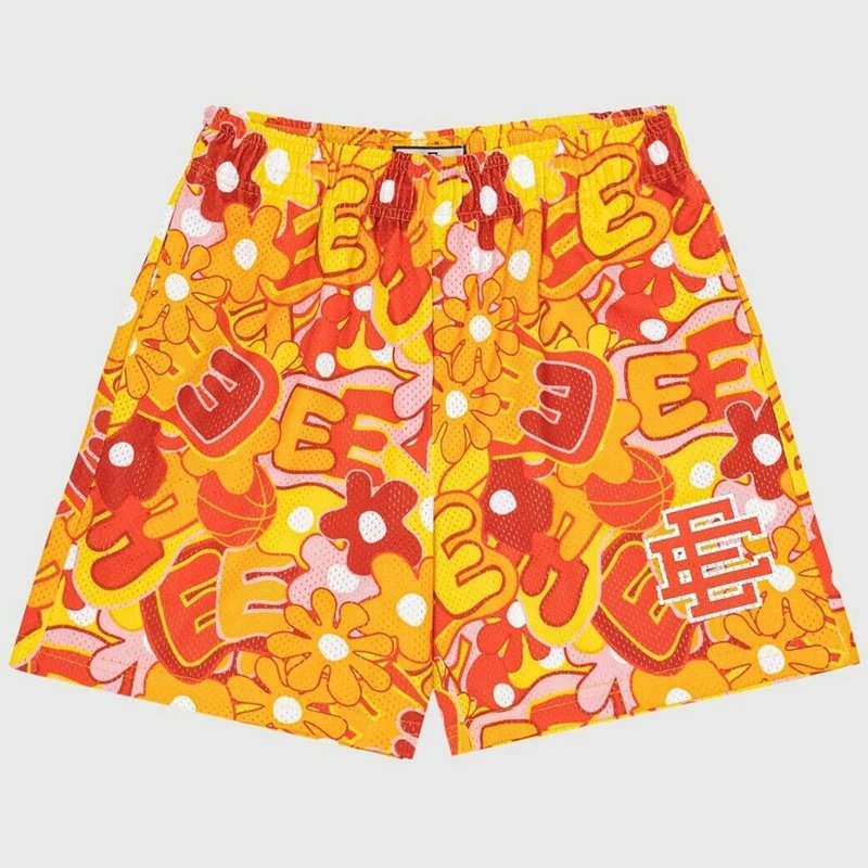 Eric Emanuel Basic Flower Shorts Orange