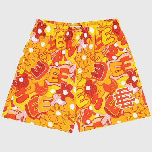 Eric Emanuel Basic Flower Shorts Orange