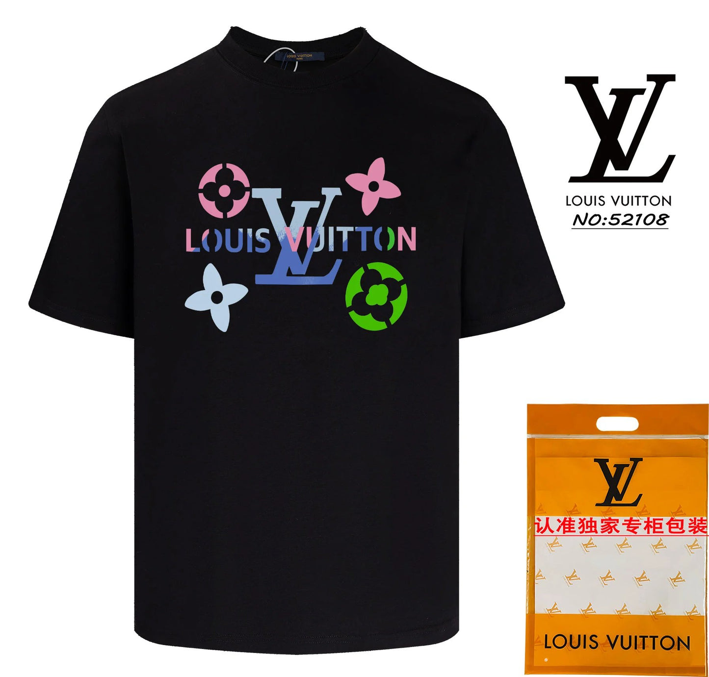 Louis Vuitton Colorfoul Monogram Black