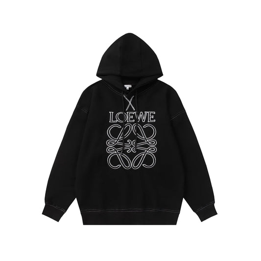 Loewe big icon Hoodie Black