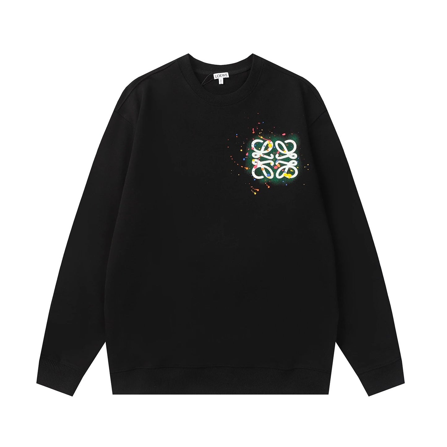Loewe Small Paint splatter icon Sweater Black