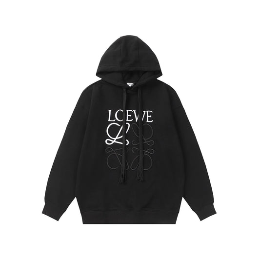 Loewe big grey icon Hoodie Black