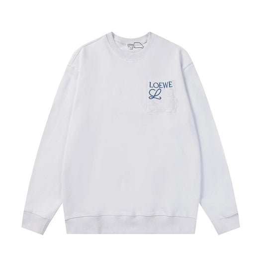 Loewe small writing icon Sweater White