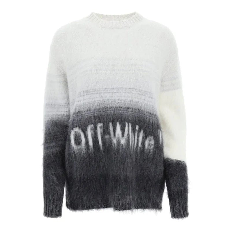Off-White Knit fade Sweater Grey