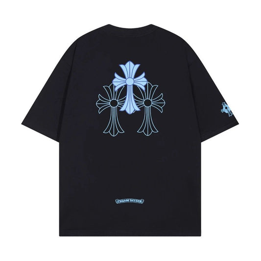 Chrome Hearts T-shirt Black (Blue Cross)