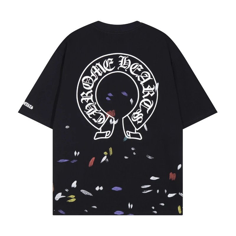 Chrome Hearts Paint T-shirt Black