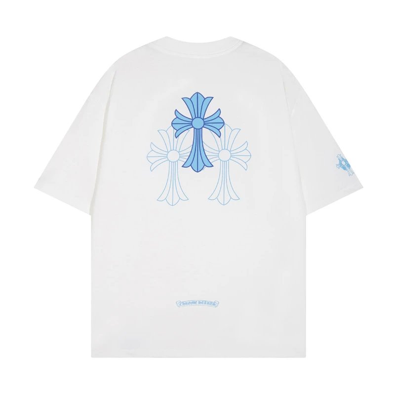 Chrome Hearts T-shirt White (Blue Cross)