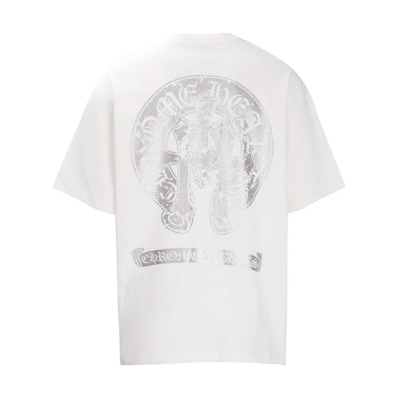 Chrome Hearts T-shirt White (White/Grey Logo)