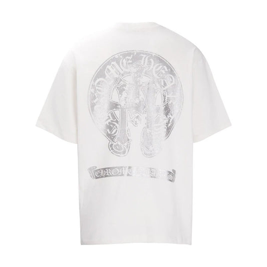 Chrome Hearts T-shirt White (White/Grey Logo)