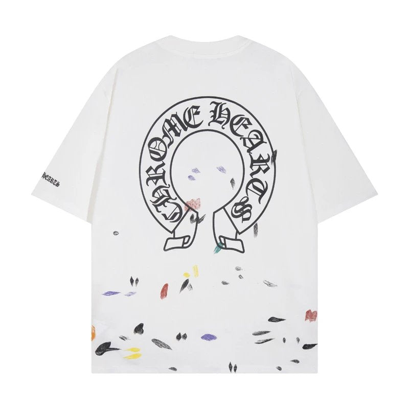 Chrome Hearts Paint T-shirt White