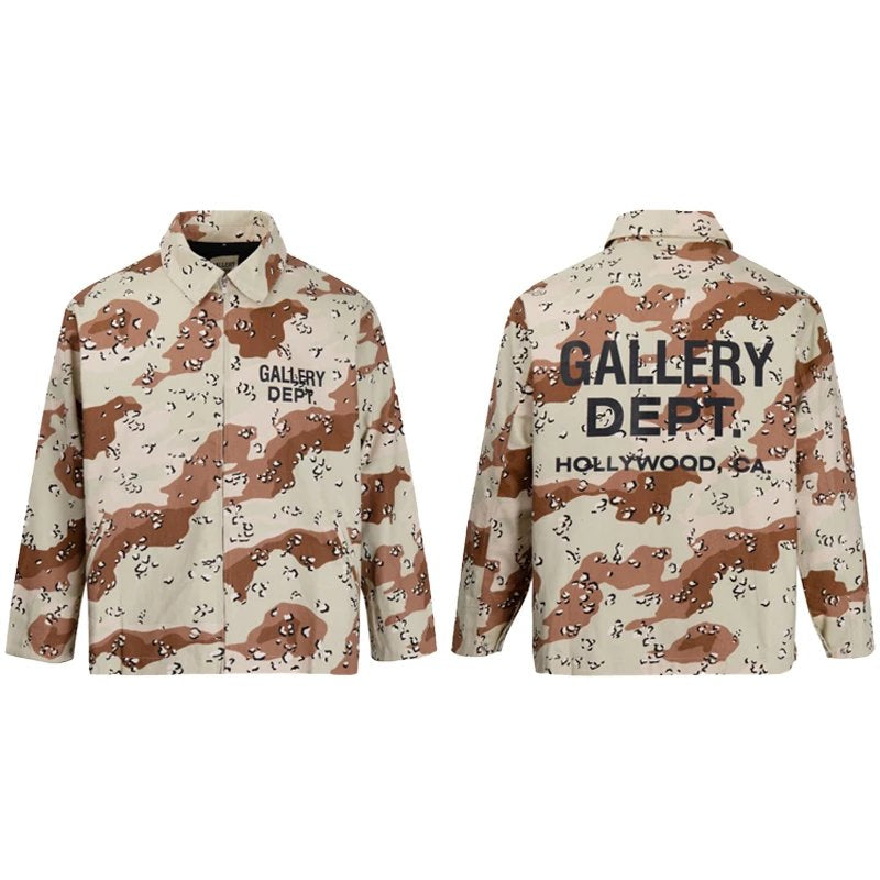 Gallery Dept. Denim Jacket Brown Camo