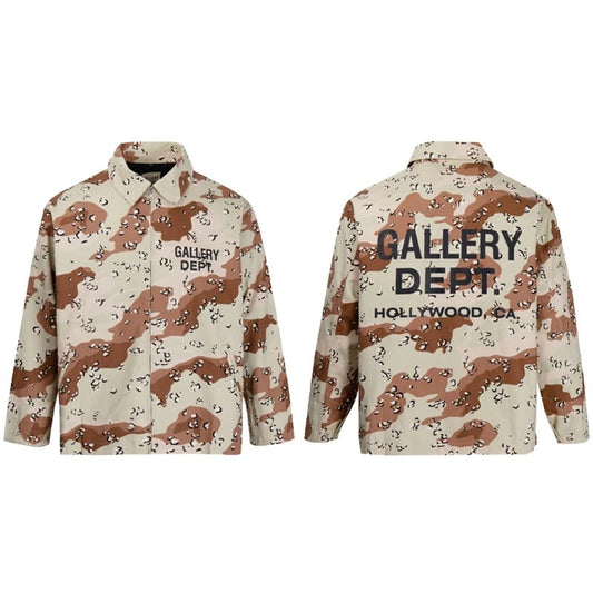 Gallery Dept. Denim Jacket Brown Camo