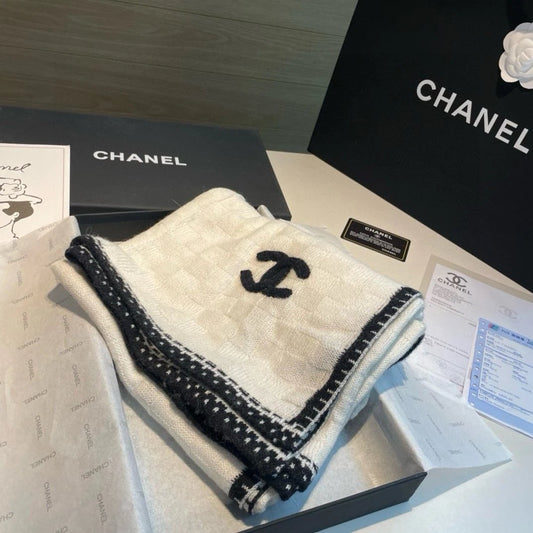 Chanel Scarf White