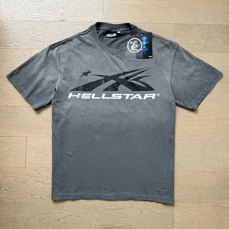 Hellstar T-shirt Washed Grey