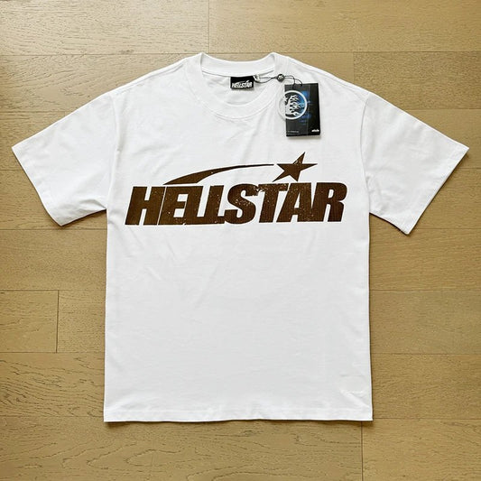 Hellstar T-shirt White (Brown Icon)