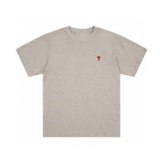 Ami T-shirt Grey (Red A)