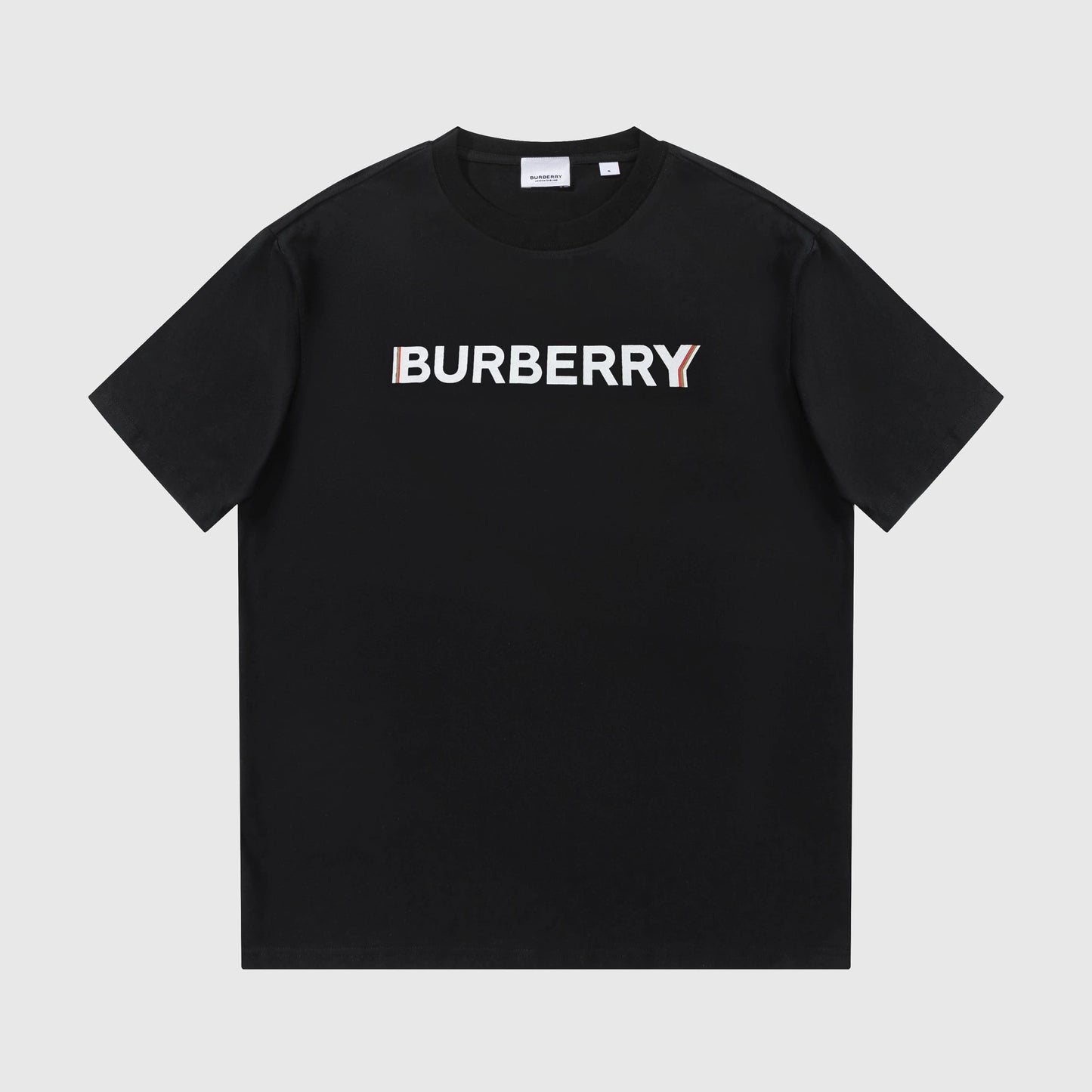 Burberry front writing T-shirt Black
