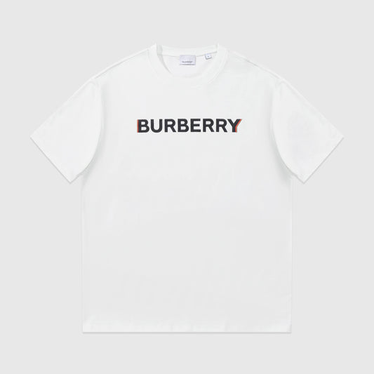Burberry front writing T-shirt White