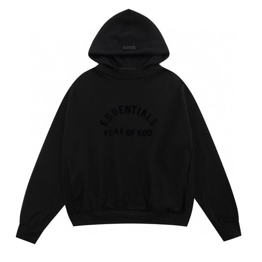 Essentials Fear of God College Hoodie Black
