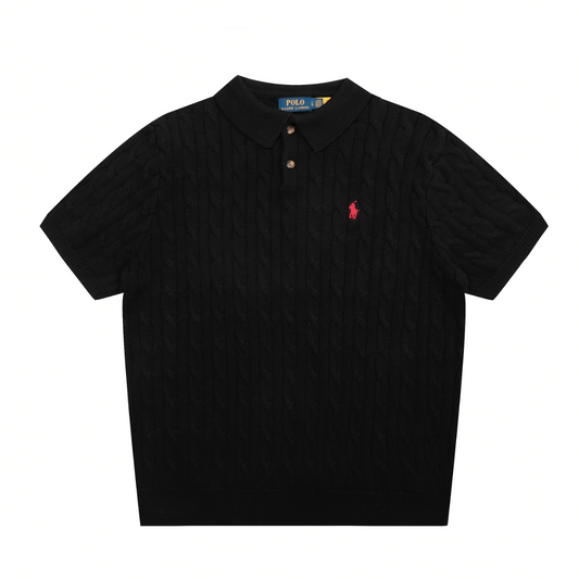 Ralph Lauren Knit cotton Polo shirt Black