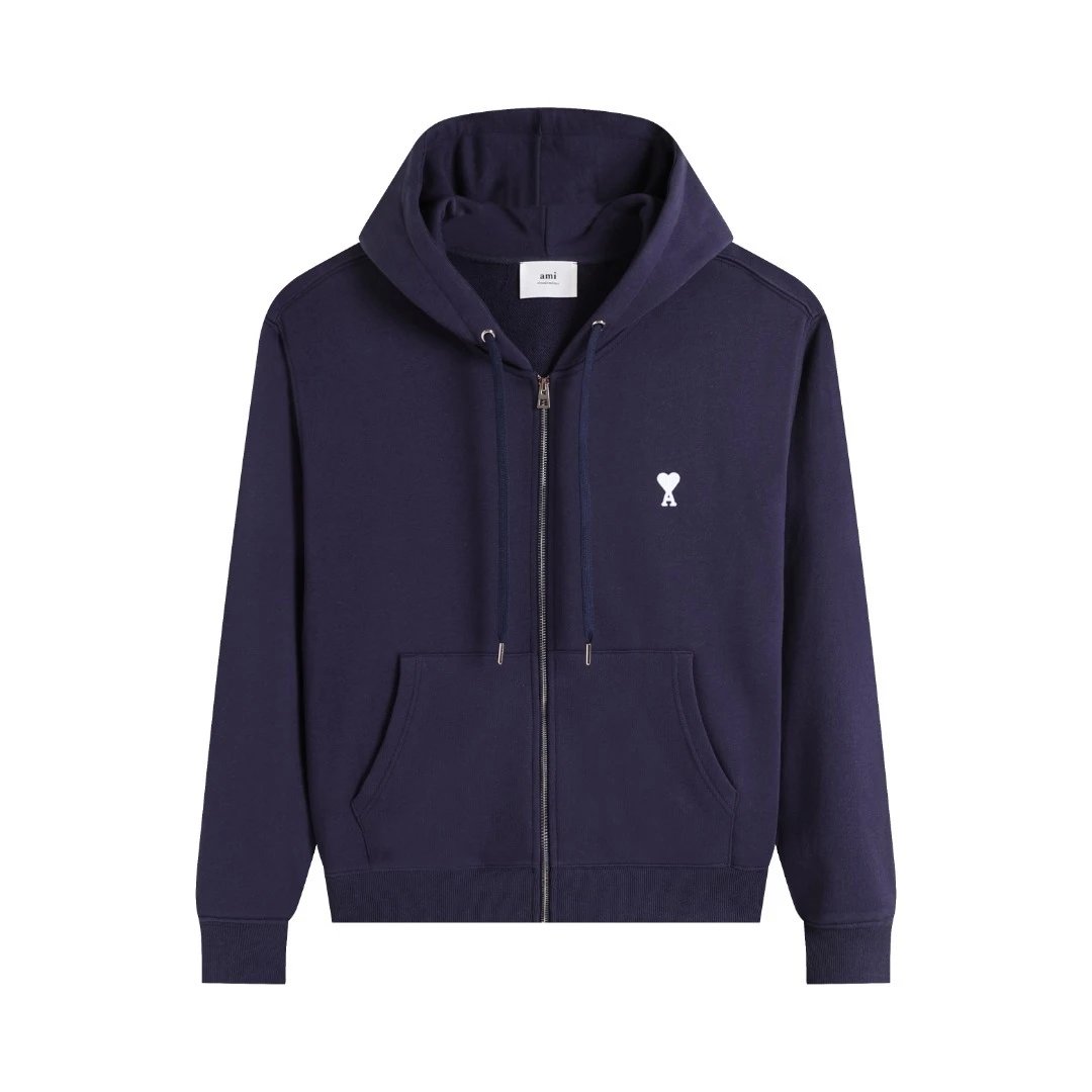 Ami Zip-Up Hoodie Blurple