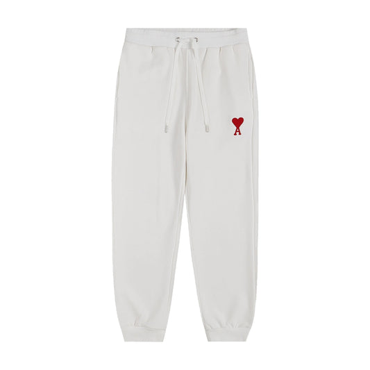 Ami paris cuffed Jogger White