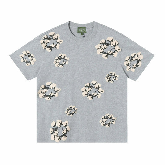 Denim Tears Flower T-shirt Grey