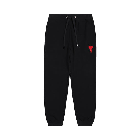 Ami paris cuffed Jogger Black