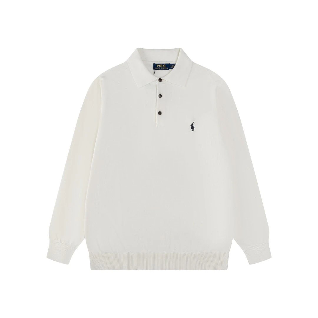 Ralph Lauren Polo Sweater White