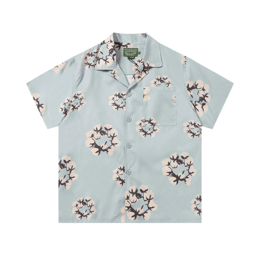 Denim Tears Summer shirt pastel Blue
