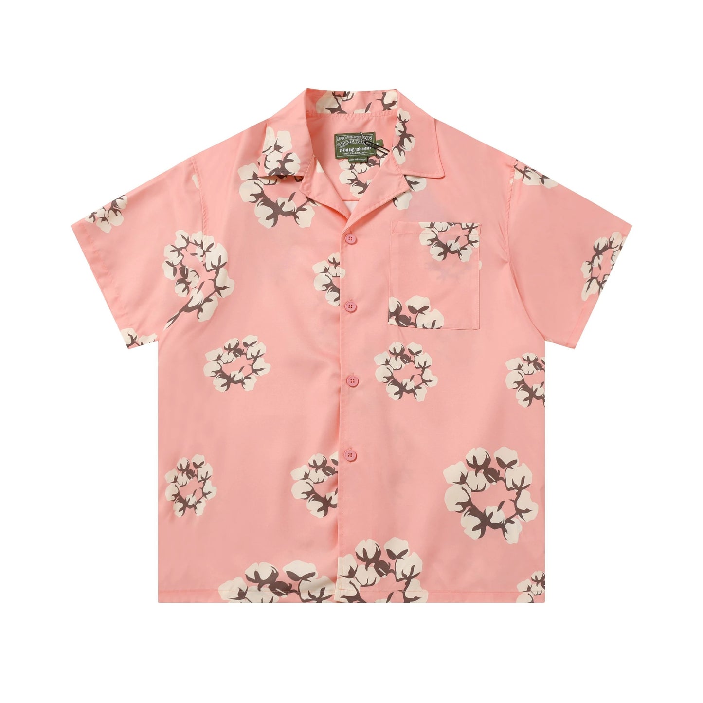 Denim Tears Summer shirt Pink