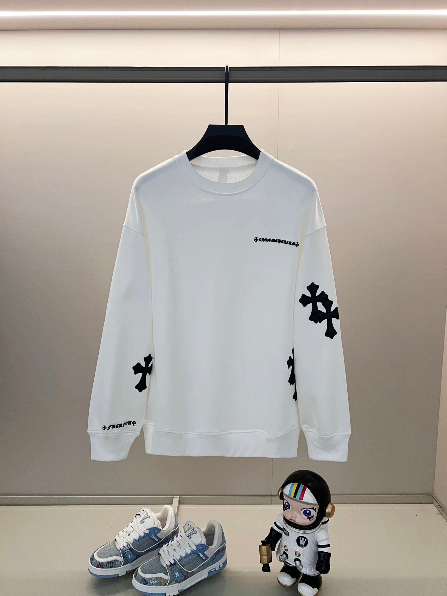 Chrome Hearts Cross Sweater White